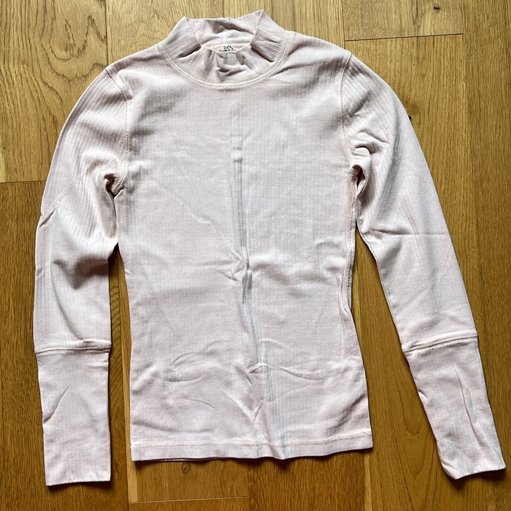 Free People Intimately Rickie Top in peach sorbet size small